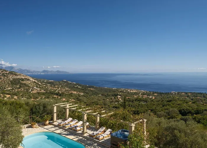 Vila Armos Stone - Private Pool & Sea Views, By Zantewize Skinária